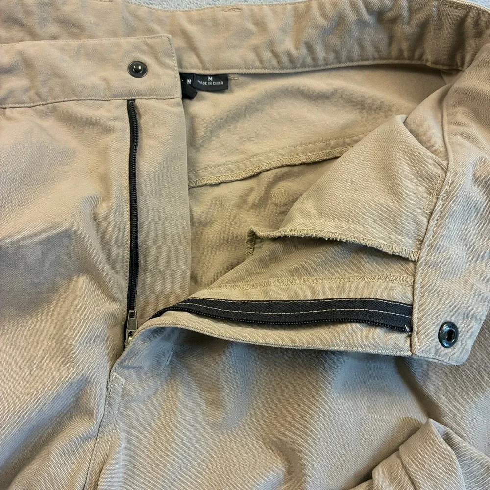 Mountain Hardwear Mens Tan Nylon Hiking Pants Articulated Knee Size M 34x32